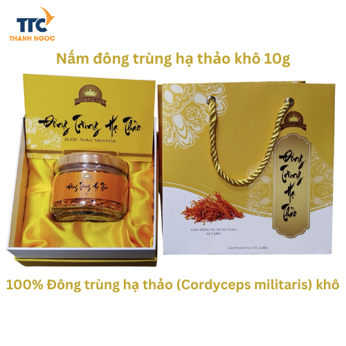 Nấm Đông trùng hạ thảo khô hộp 10g
